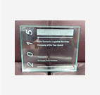 Award: Frost & Sullivan Award for India Domestics Logistics Services