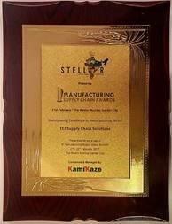 Award: Warehousing Excellence in Manufacturing Sector, Manufacturing Supply Chain Awards (plaque)